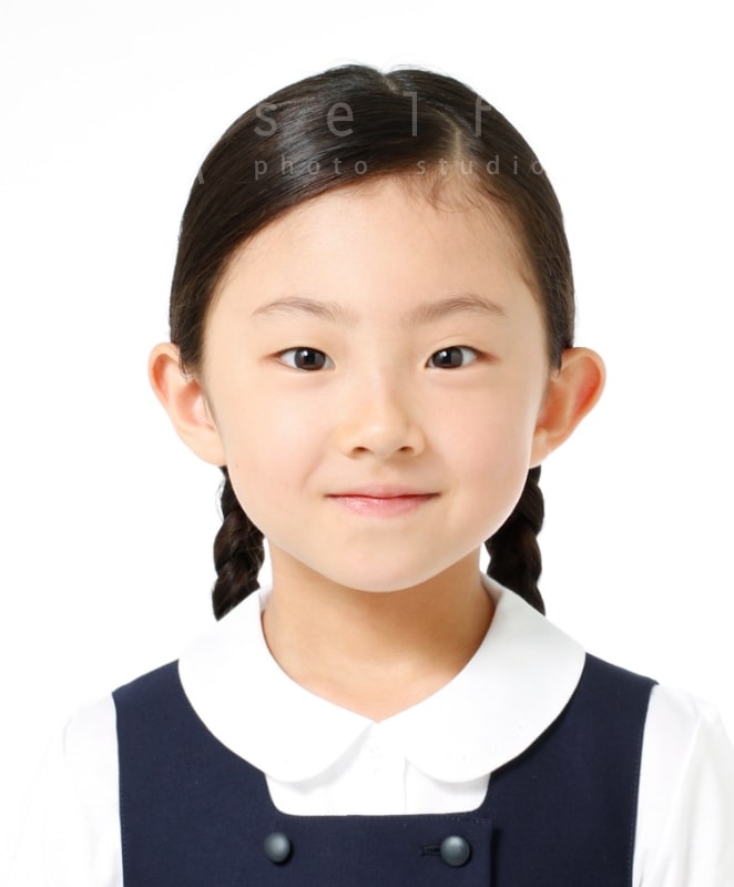 幼・小・中学校受験願書用証明写真