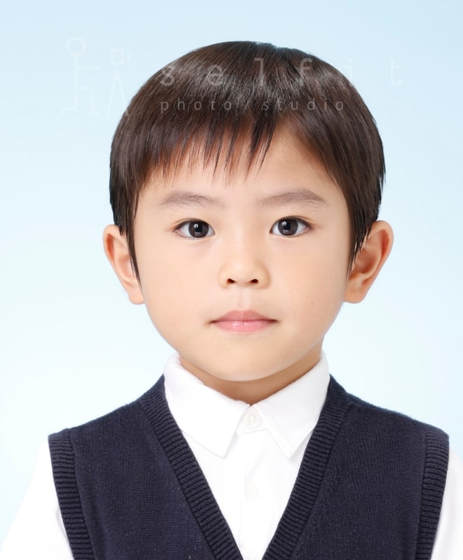 幼・小・中学校受験願書用証明写真