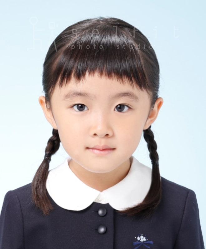 幼・小・中学校受験願書用証明写真