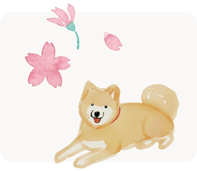 ペット写真・ある日の記念イラスト