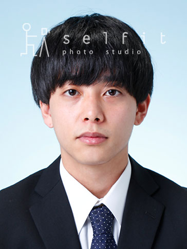 男性CASE01 ヘアセット前